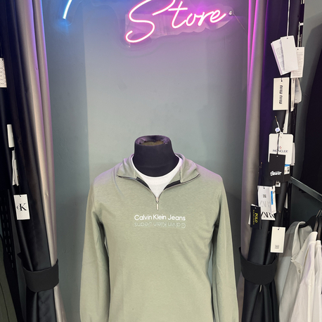 Calvin Klein Yarım Fermuar – A Kalite Premium Kumaş
