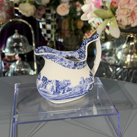 Spode Blue Italian Porselen Sütlük