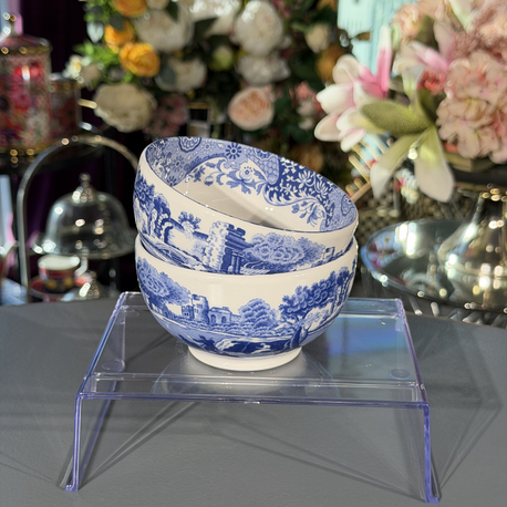 Spode Blue Italian Porselen Kase