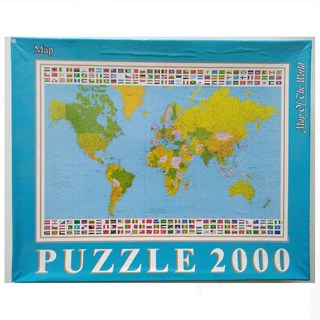 KS Puzzle''Map Of The World'' 2000 Parça