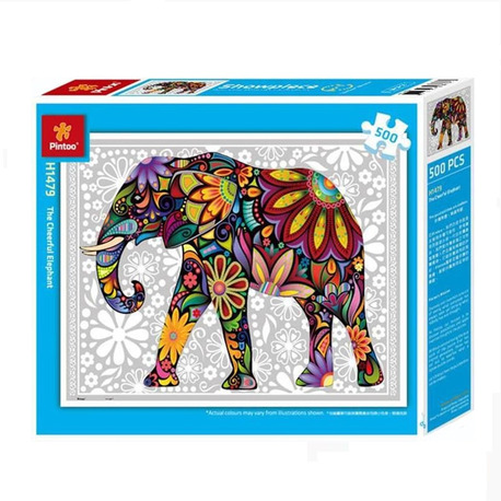 Pintoo ''The Cheerful Elephant'' 500 Parça