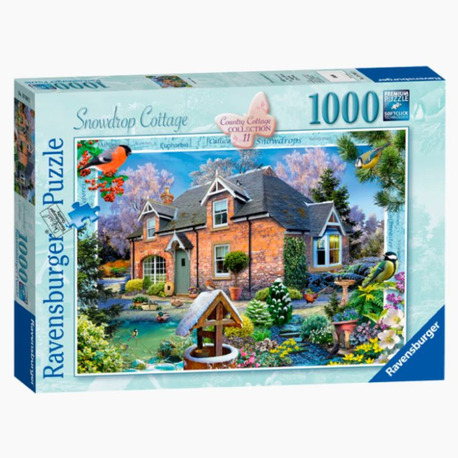 Ravensburger ''Snowdrop Cottage'' 1000 Parça