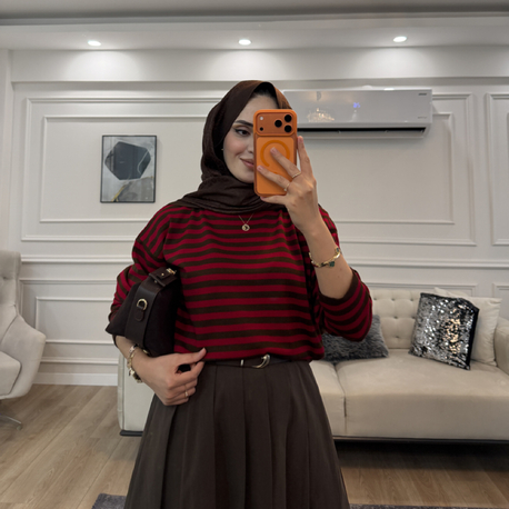 (ÖN SİPARİŞ) ÇİZGİLİ İNCE TRİKO 