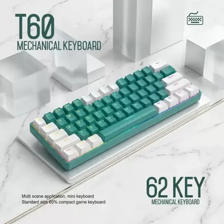 Blic T60 Mini Blue Switch Mekanik Klavye