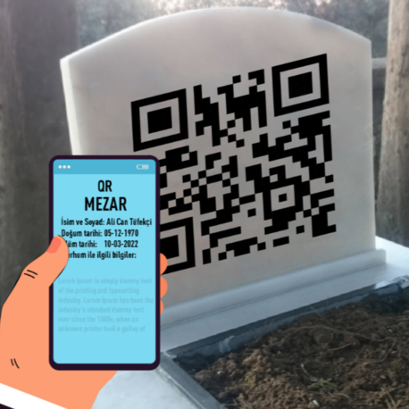 QR Mezar Taşı Dijital Mezar Karekodu
