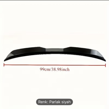 RCZ VE HATCHBACK UYUMLU PİANOBLACK SPOİLER