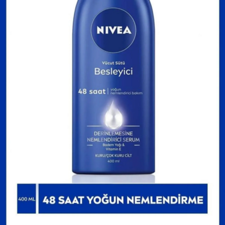 NIVEA Besleyici Vücut Sütü (YOĞUN NEMLENDİRİCİ BAKIM) 400 ml