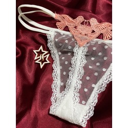 Beyaz Kuş Detaylı String