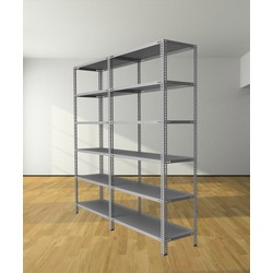  DOUBLE 43X186X200 CM 6 + 6 KATLI ÇELİK RAF
