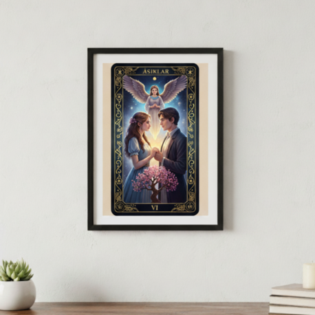 Kişiye Özel Tarot Kartı Posteri | Dijital Tasarım + Hediye Wallpaper