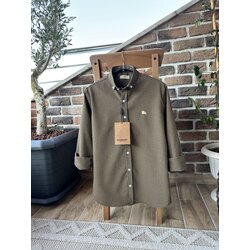 Burberry Pamuklu Erkek Gömleği Sütlü Kahve 