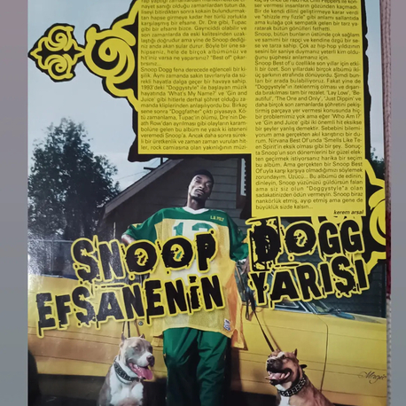 Snoop Dogg röportaj, poster,haber sayfası (5 sayfa )