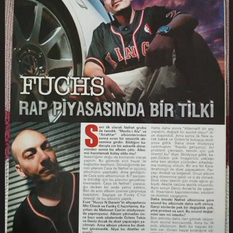Dr.Fuchs Gazete manşeti 