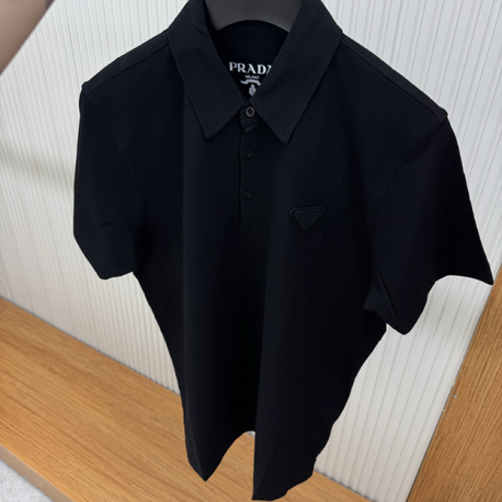Prada Yeni Sezon Siyah Polo Tshirt