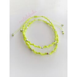 İkili neon halhal set 