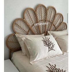 Bambu Yatak Başlık 150cm Ceviz