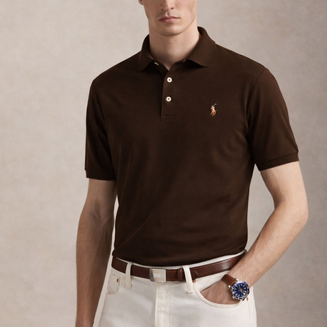 Kahverengi Polo Yaka T-Shirt