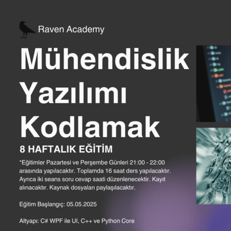 Mühendislik Yazılımı Kodlamak - Online Atölye