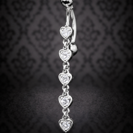 Silver Cerrahi Çelik Sallantılı Belly