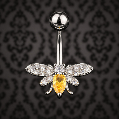 Cerrahi Çelik Silver Arı Belly