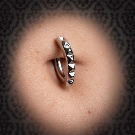 Cerrahi Çelik Silver Halka Belly