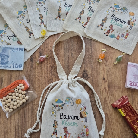 Kulplu büyük bayram kesesi