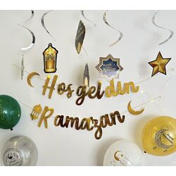 hoşgeldin Ramazan kaligrafi banner 