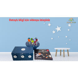 Astronot ve Uzayın Sırrı Kitap ve Oyuncak Seti