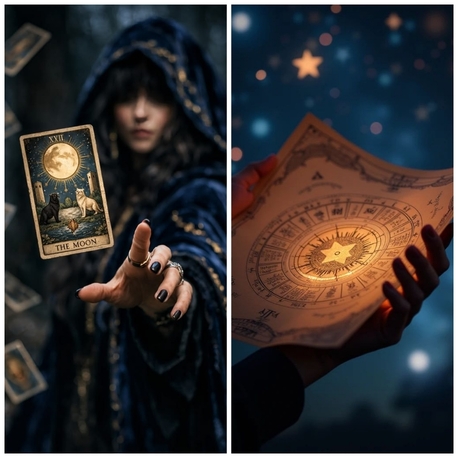 Horary Soru Haritası + Tarot Açılımı 