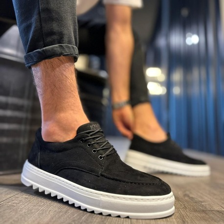 RLX CLASSİC BAĞCIKLI ERKEK SNEAKER BT SİYAH SÜET