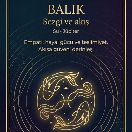 BALIK BURCU Dengeleyici Vefk Kartı