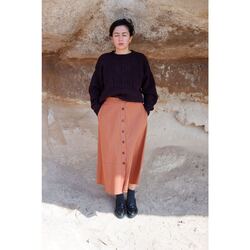 FUREYA SKIRT | RUST