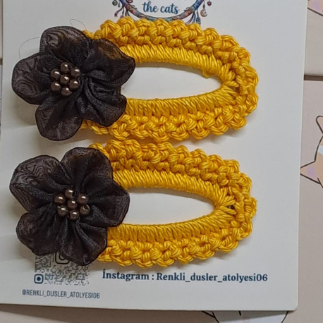 Çiçekli toka