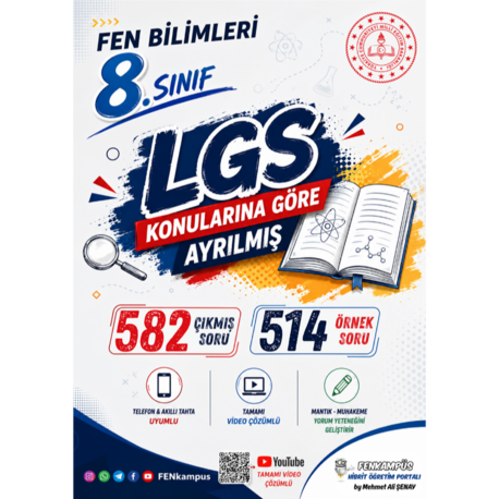 8.Sınıf Fen Bilimleri Çıkmış ve Örnek Sorular