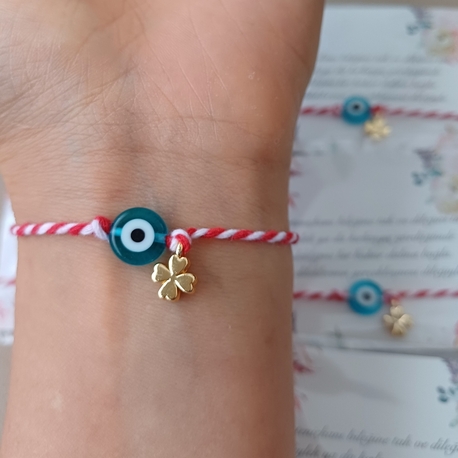 10 adet Nazar boncuk ve Yonca Marteniçka