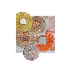 5'li Rafya Ayna Set