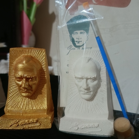 Atatürk büstü boyama seti