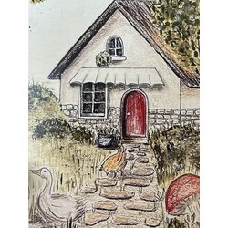 Küçük Kırmızı Ev / Kartpostal