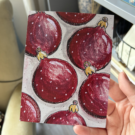 New Year Balls / Kartpostal
