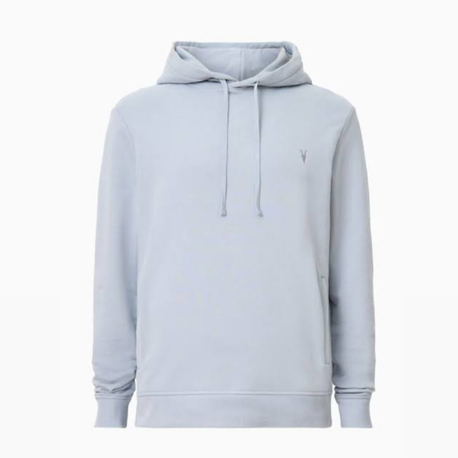 All Saints Raven Light Blue Hoodie
