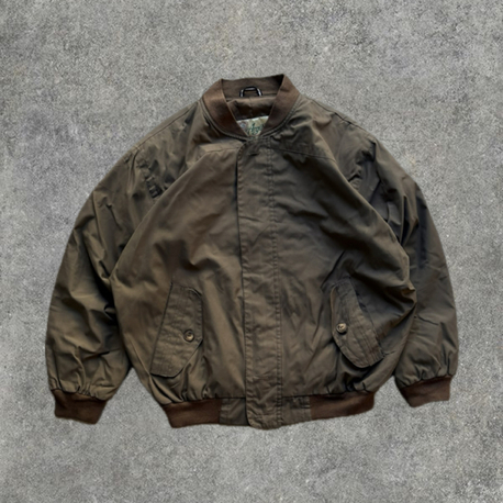 Vintage 90s Vizon-Kahve Bomber Ceket