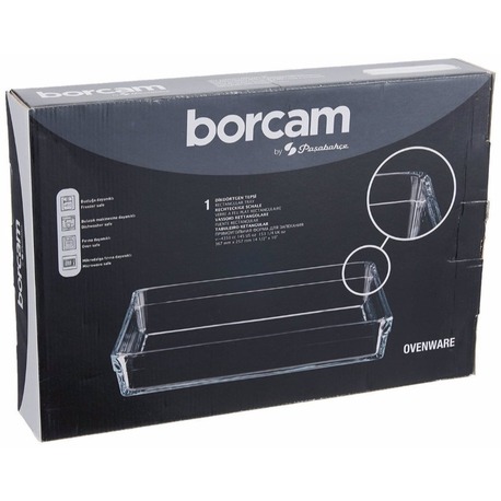 paşabahçe 59334 Dikdörtgen Borcam Tepsi 4350 cc Orjin. Kutulud