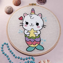 "Mermaid Cat" Punch Pano