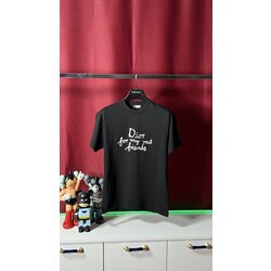 Christian Dior Logo Embroided Cotton Tee NW