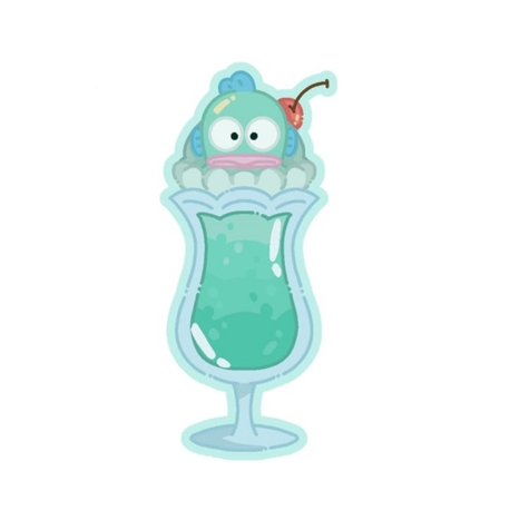 Hangyodon Cream Soda Sticker