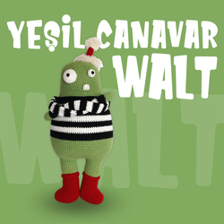 Yeşil Canavar Walt Türkçe Amigurumi Tarif (PDF)