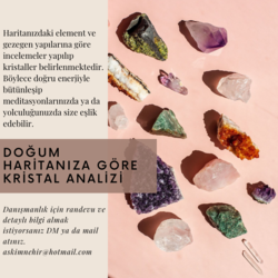 DOĞUM HARİTASINA GÖRE KRİSTAL ANALİZİ