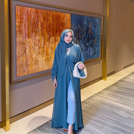 Alya abaya x Koyu mint