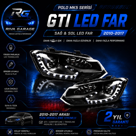 Polo 10-17 GTI LED FAR