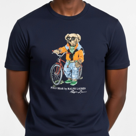 Ralph Lauren İthal Orjinal Bear T-Shirt Lacivert